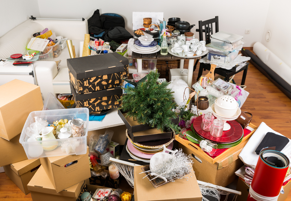 Messy,room,full,of,clutter,and,junk, ,compulsive,hoarding.