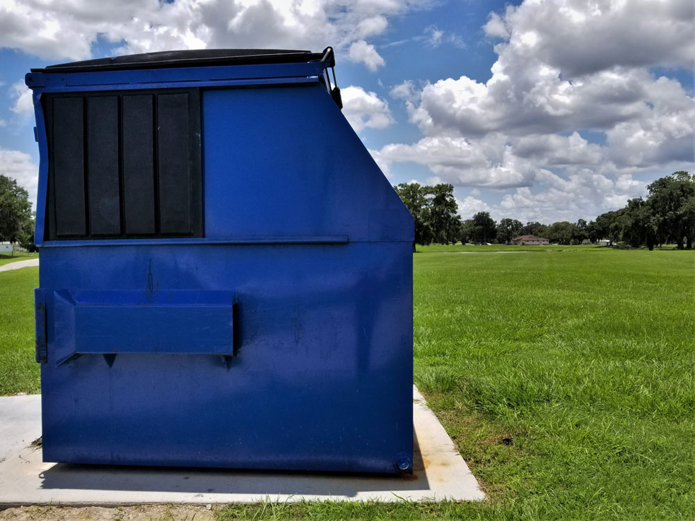 Blue Dumbpster