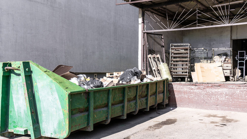 Green Dumpster